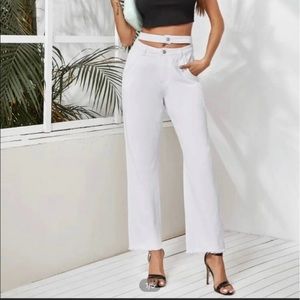 SHEIN White Jeans